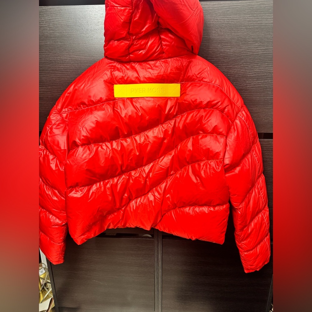 Canada Goose x Pyer Moss Crop Wave Reversible Down Puffer Jacket - Picture 10 of 16